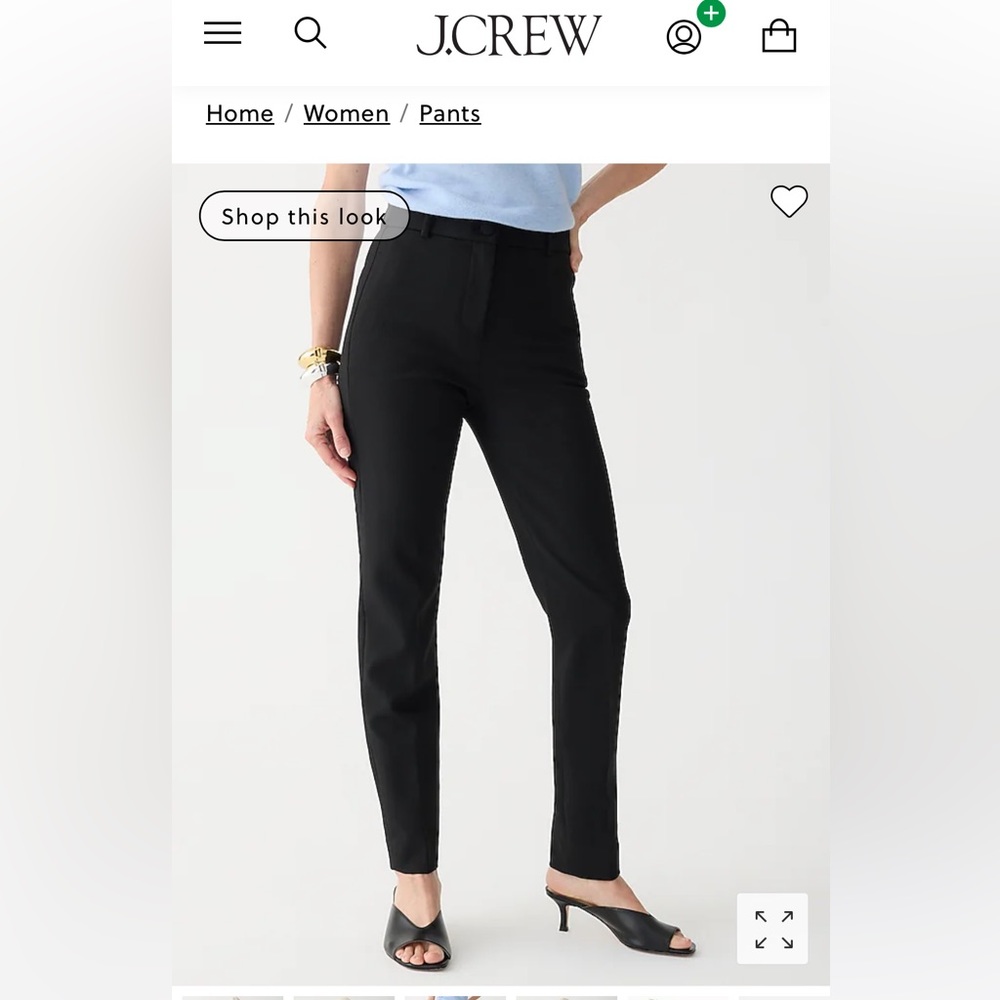 J.Crew High Rise Cameron Pant - Picture 1 of 7